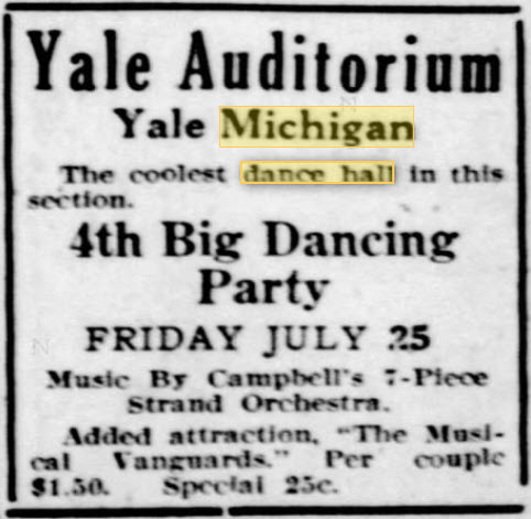 Yale Theatre - JUL 26 1924